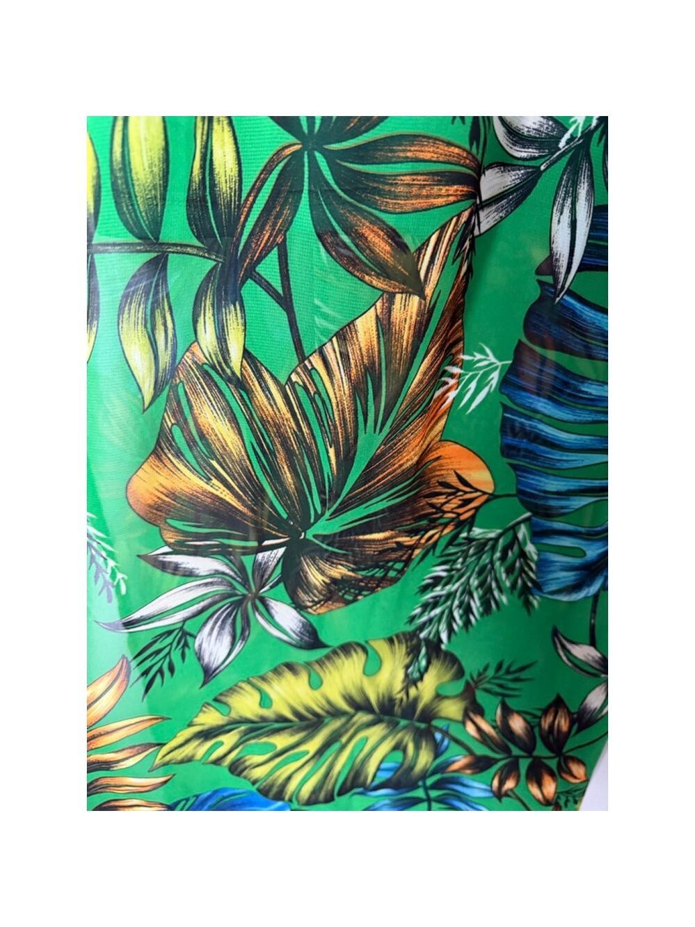 do & be Green Tropical Print Maxi Dress S - Picture 5 of 12